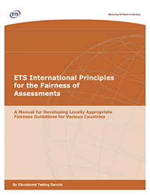 Bild der ETS International Principles for Fairness of Assessments