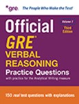 Vorschaubild der offiziellen GRE® Verbal Reasoning Practice Questions Band 1, zweite Auflage