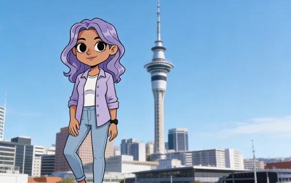 Animiertes Bild Neuseeland