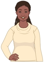 Picture  of a woman.